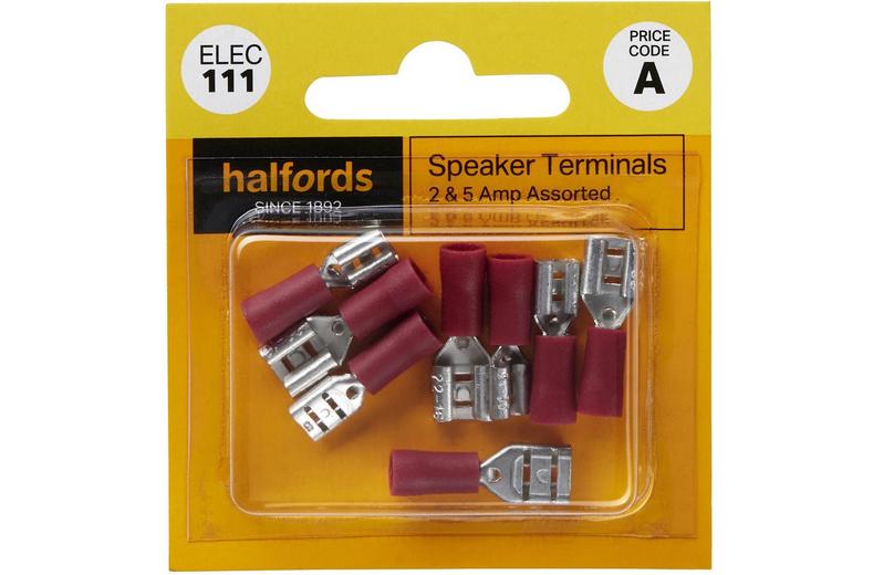 Halfords Assorted 2 & 5 Amp Speaker Terminals (ELEC111) Halfords Assorted 2 & 5 Amp Speaker Terminals (ELEC111)