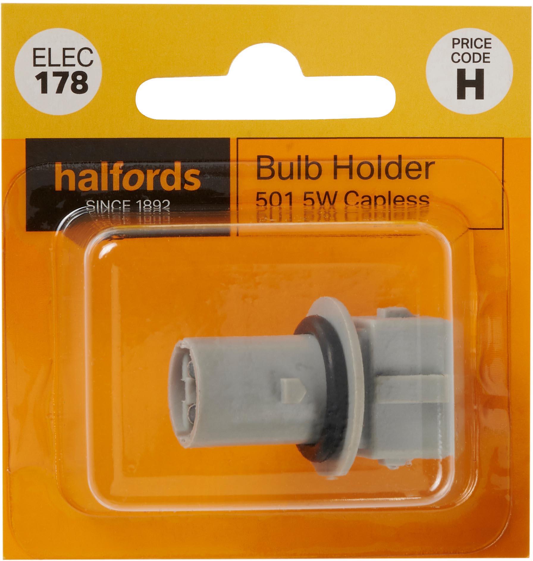 Halfords Bulb Holder 501 5W (ELEC178)