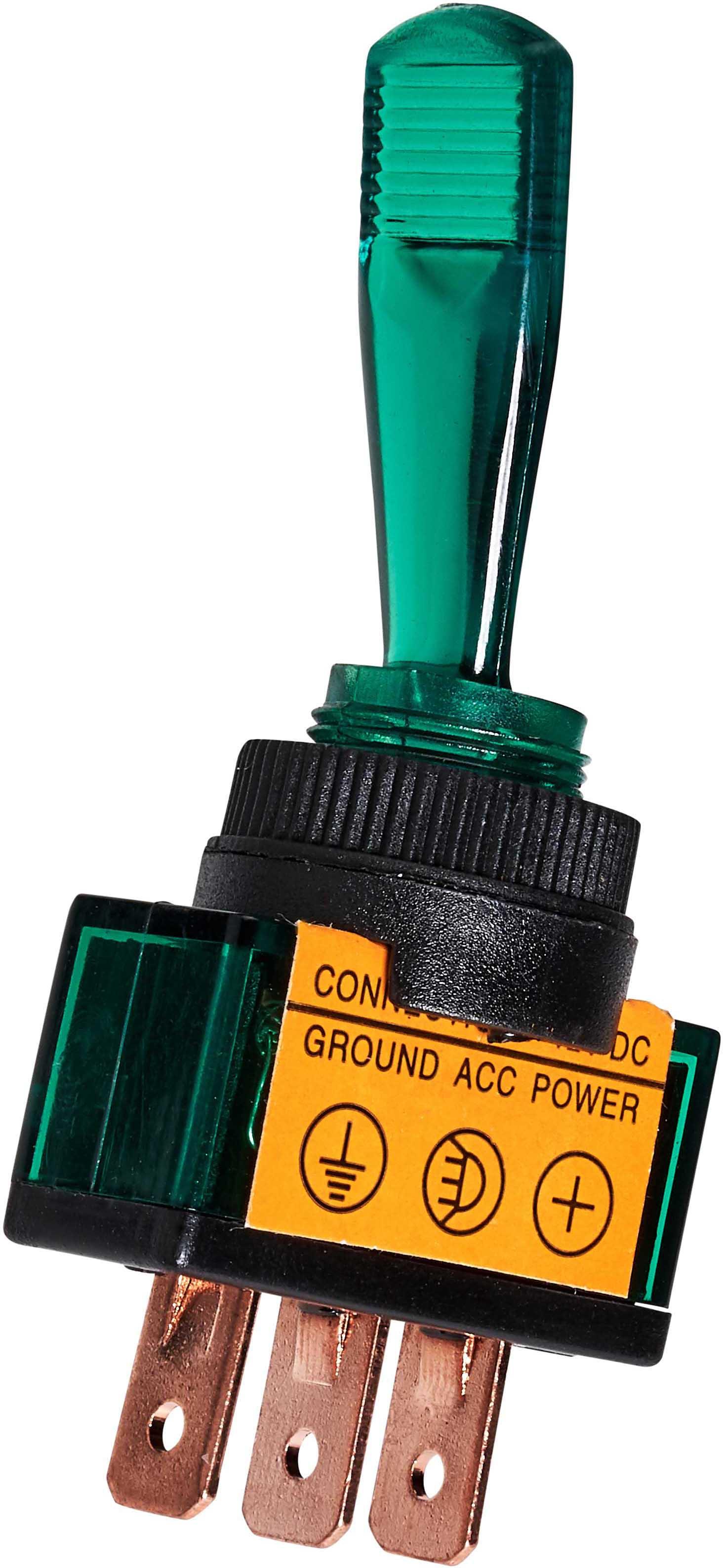 Halfords Toggle Switch 16 Amp Green (ELEC251)