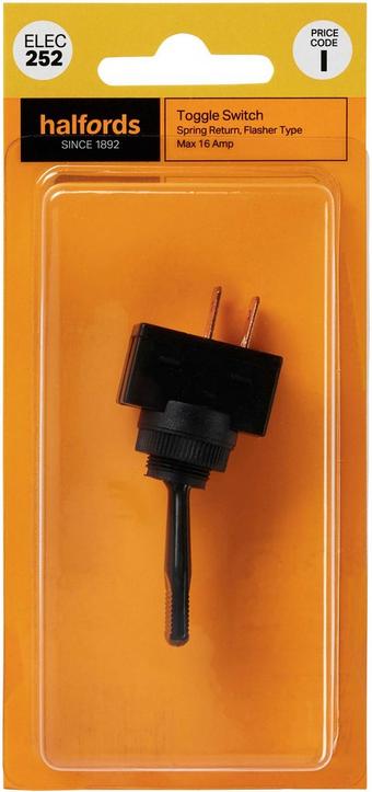 Halfords Toggle Switch 16 Amp (ELEC252)