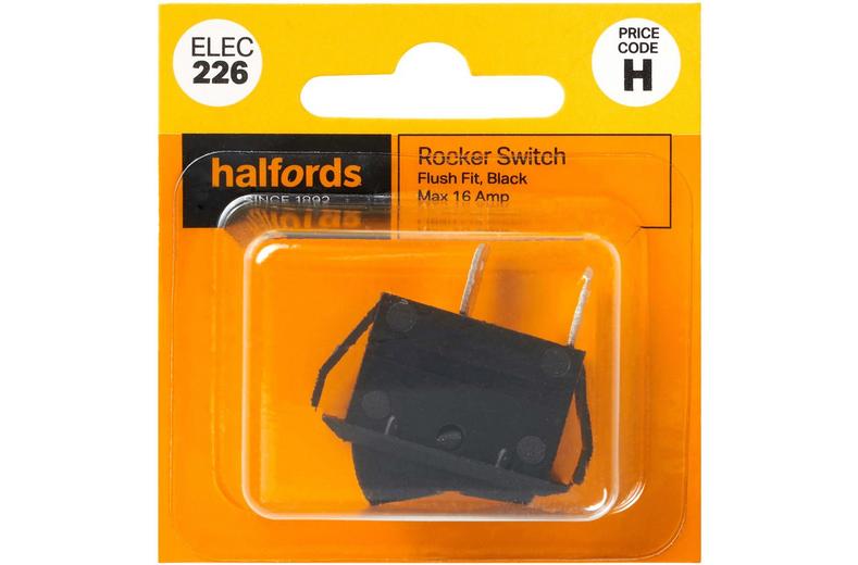 Halfords Rocker Switch 16 Amp (ELEC226) Halfords Rocker Switch 16 Amp (ELEC226)