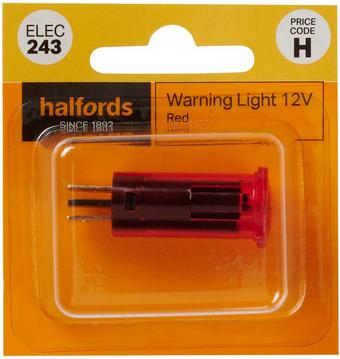 Halfords Warning Light 12V Red (ELEC243)