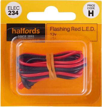 Halfords Flashing Red Light (ELEC234)