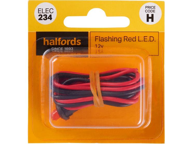 Halfords Flashing Red Light (ELEC234)