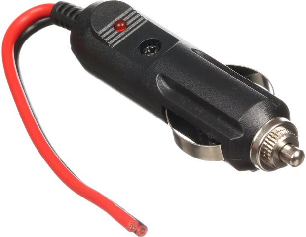  12V 15A Heavy Duty Male to Male Cigarette Lighter Plug Charger  Cord With LED Lights And Fuse Protection On Both Plugs : Automotive