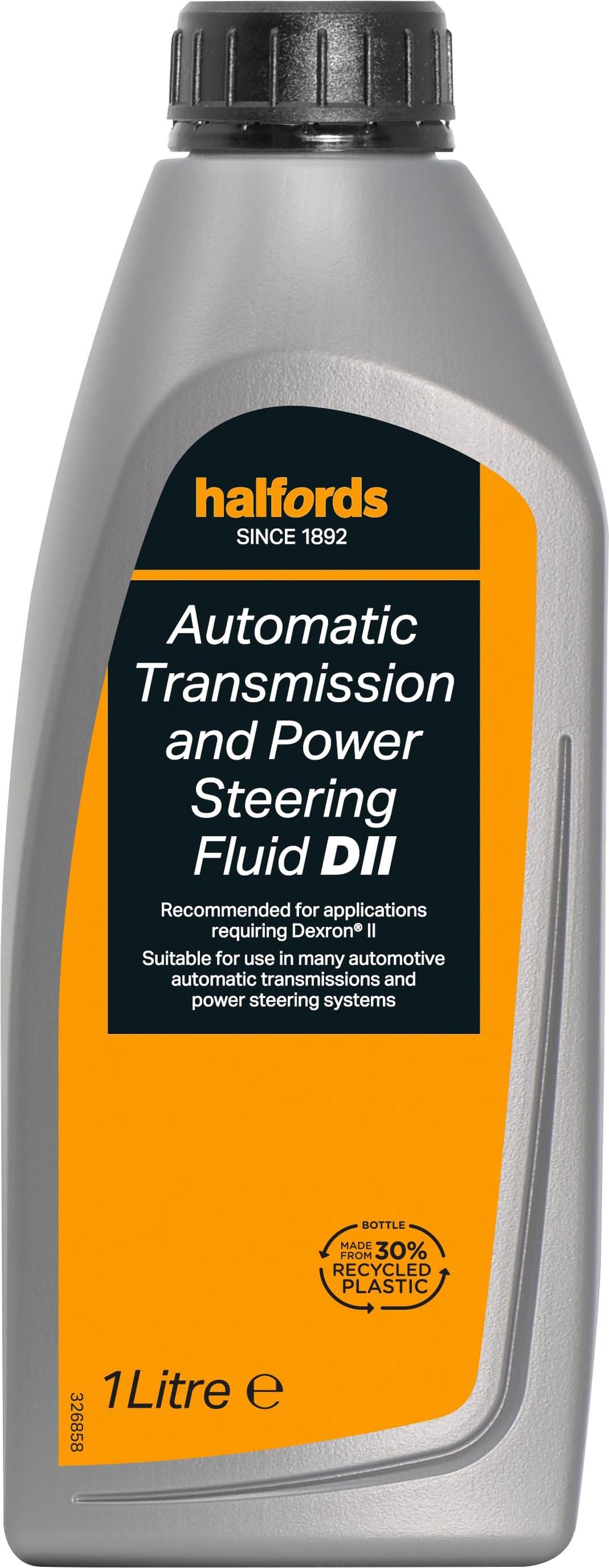 Halfords Automatic Transmission & Power Steering Fluid Dii 1L