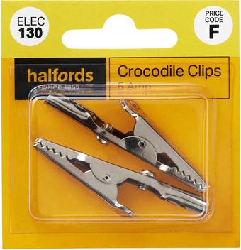 Halfords Crocodile Clips 5 Amp (ELEC130)