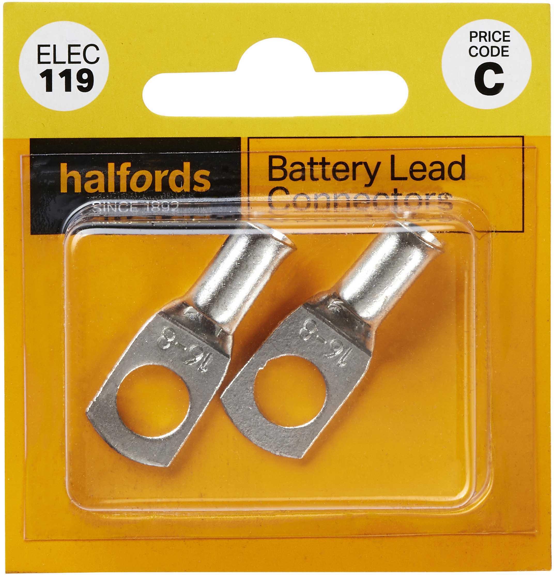 Halfords Battery Lead Connectors (ELEC119)