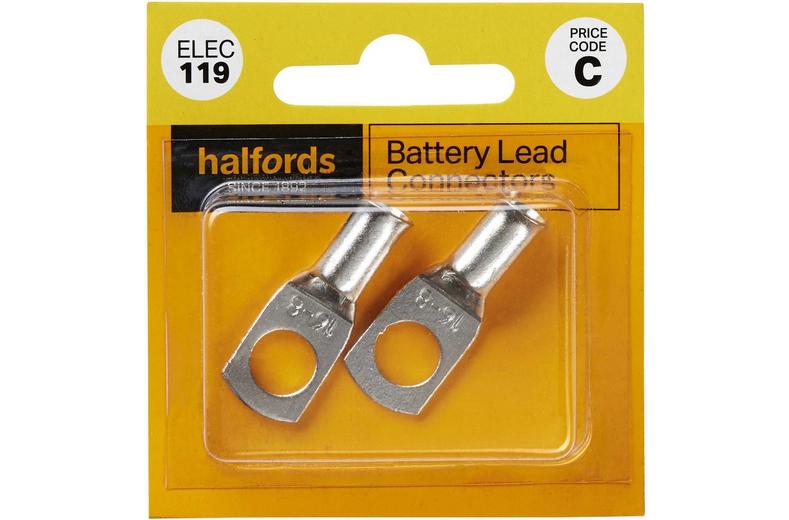 Halfords Battery Lead Connectors (ELEC119) Halfords Battery Lead Connectors (ELEC119)