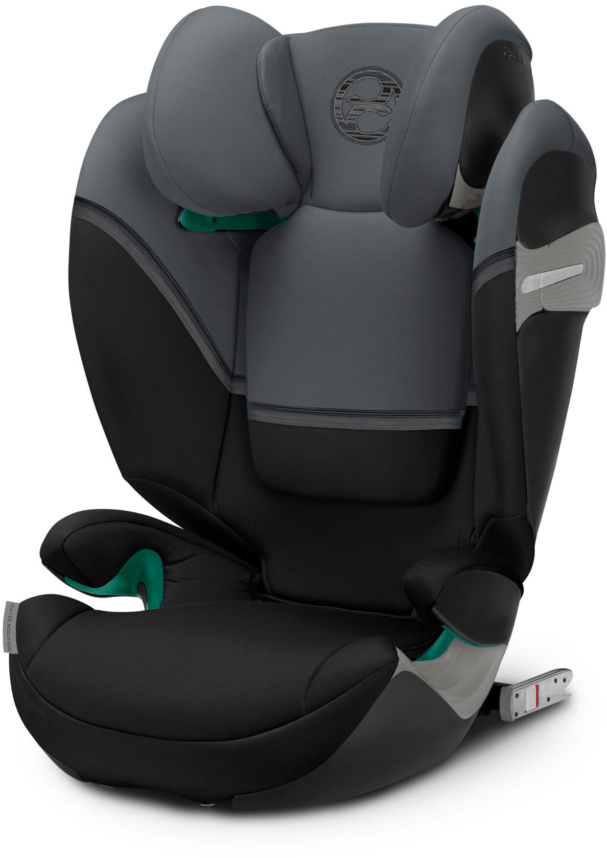 Cybex Solution S2 i-Fix High Back Booster Group 2/3 Car Seat - Monument Grey