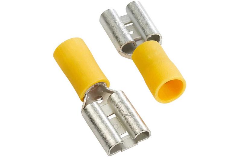 Halfords Spade Connectors 35 Amp/Female (ELEC121) Halfords Spade Connectors 35 Amp/Female (ELEC121)