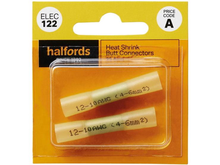 Halfords Heat Shrink Butt Connector 35 Amp (ELEC122)