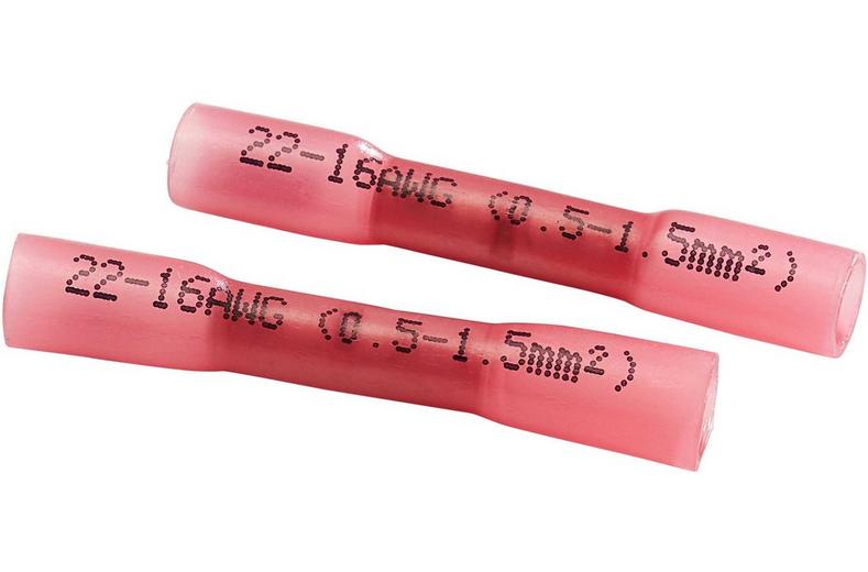 Halfords Heat Shrink Butt Connectors 5 Amp (ELE112) Halfords Heat Shrink Butt Connectors 5 Amp (ELE112)