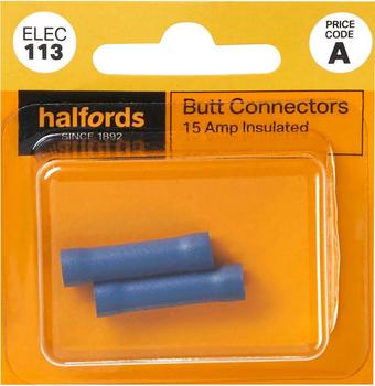 Halfords Butt Connectors 15 Amp (ELEC113)