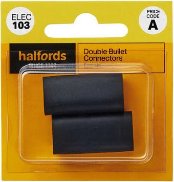 Halfords Double Bullet Connectors Female (ELEC103)