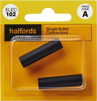 Halfords Single Bullet Connectors Female (ELEC102)