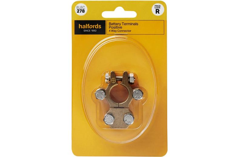 Halfords Battery Terminal Positive 4 Way Connector (ELEC278) Halfords Battery Terminal Positive 4 Way Connector (ELEC278)