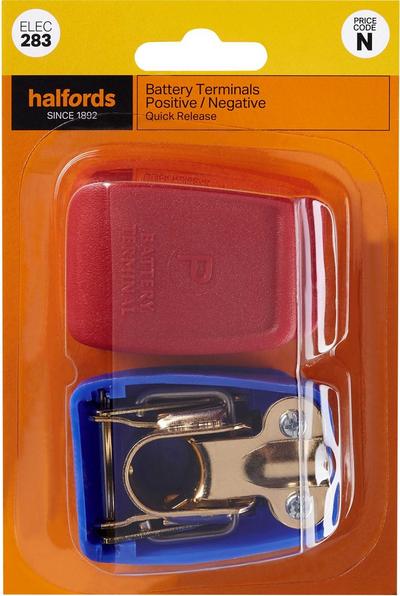 Halfords Battery Terminals - Quick Release (ELEC283)