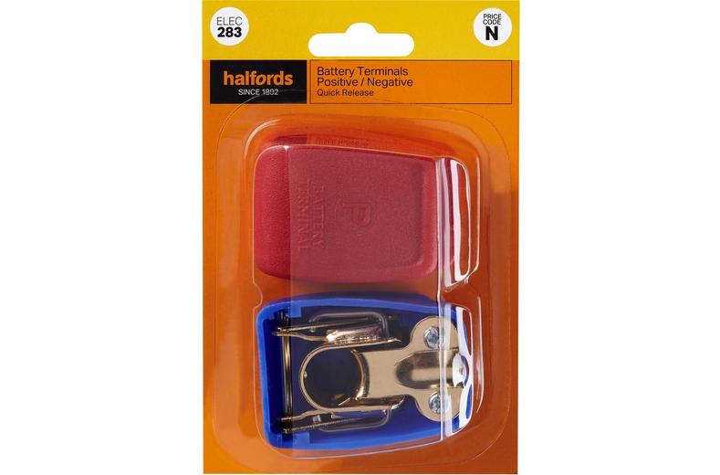 Halfords Battery Terminals - Quick Release (ELEC283) Halfords Battery Terminals - Quick Release (ELEC283)
