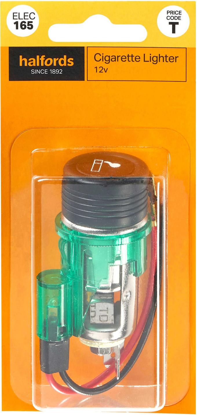 Cigarette lighter to mains shop adapter halfords