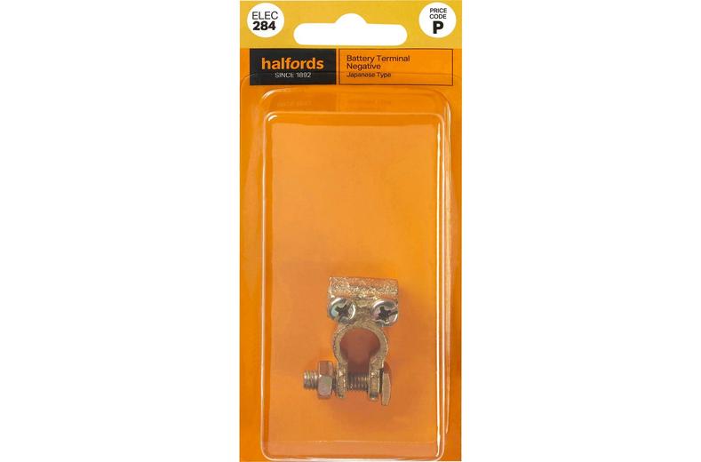Halfords Japanese Negative Battery Terminal (ELEC284) Halfords Japanese Negative Battery Terminal (ELEC284)