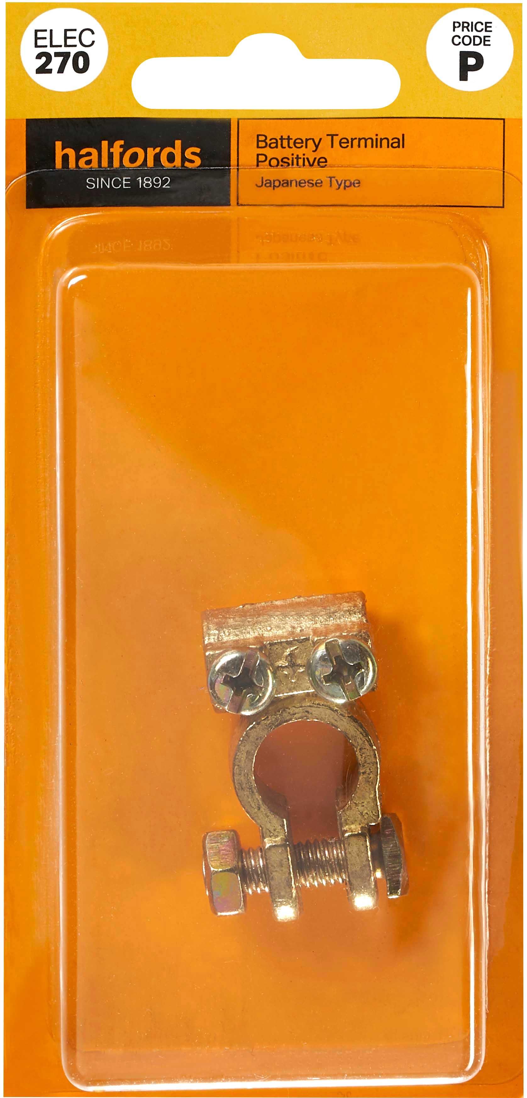 Halfords Japanese Positive Battery Terminal (ELEC270) Halfords UK
