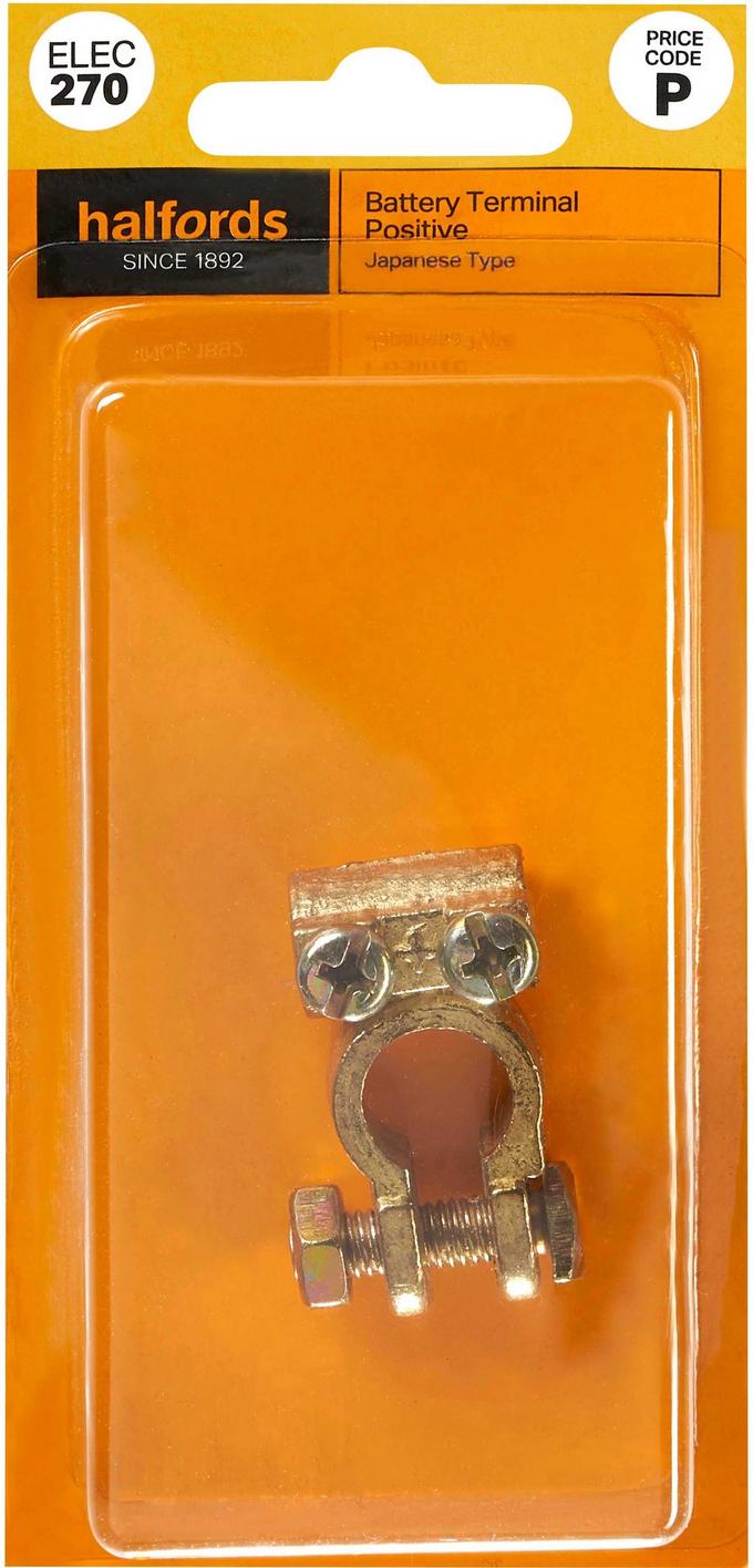 Halfords Japanese Positive Battery Terminal ELEC270