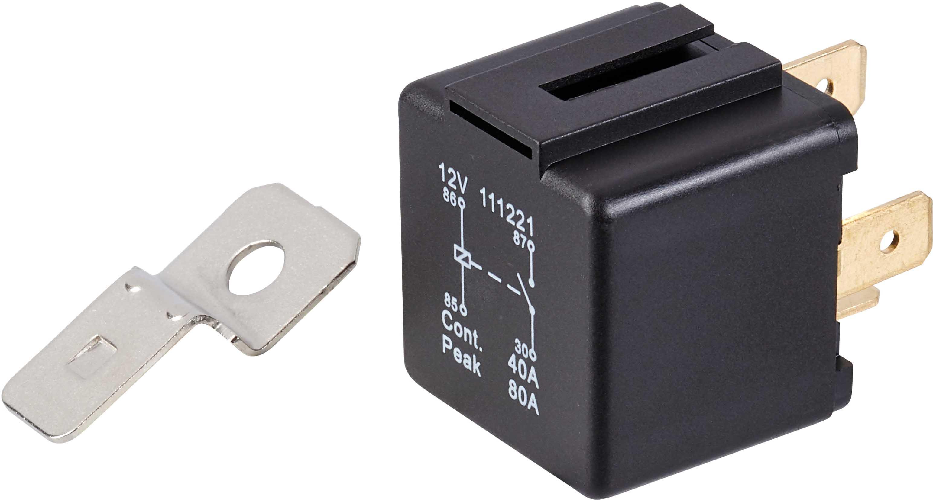 Halfords Relay 12V 30A 5 PIN (ELEC259)