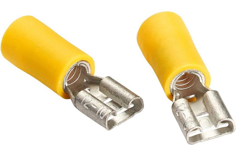 Halfords Spade Connectors 30 Amp/Female Semi Insulated (ELE120) Halfords Spade Connectors 30 Amp/Female Semi Insulated (ELE120)
