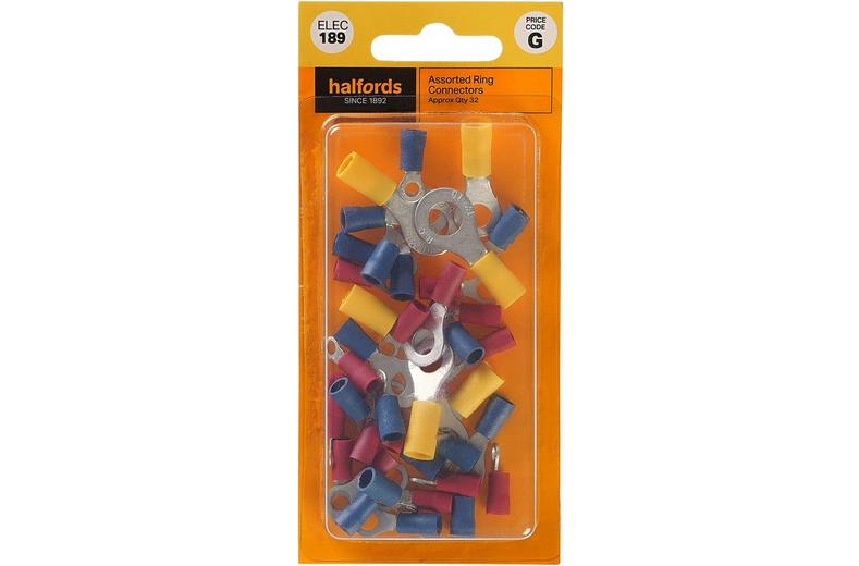Halfords Assorted Ring Connectors (ELEC189) Halfords Assorted Ring Connectors (ELEC189)