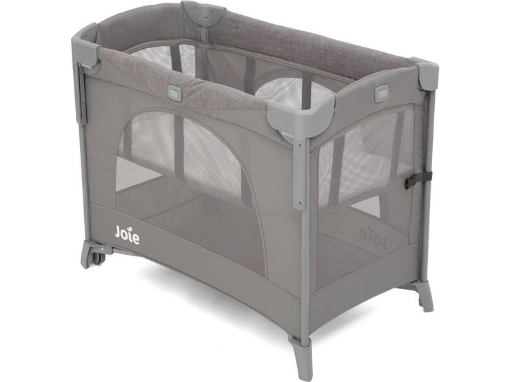 Joie Kubbie Sleep Travel Cot - Foggy Grey