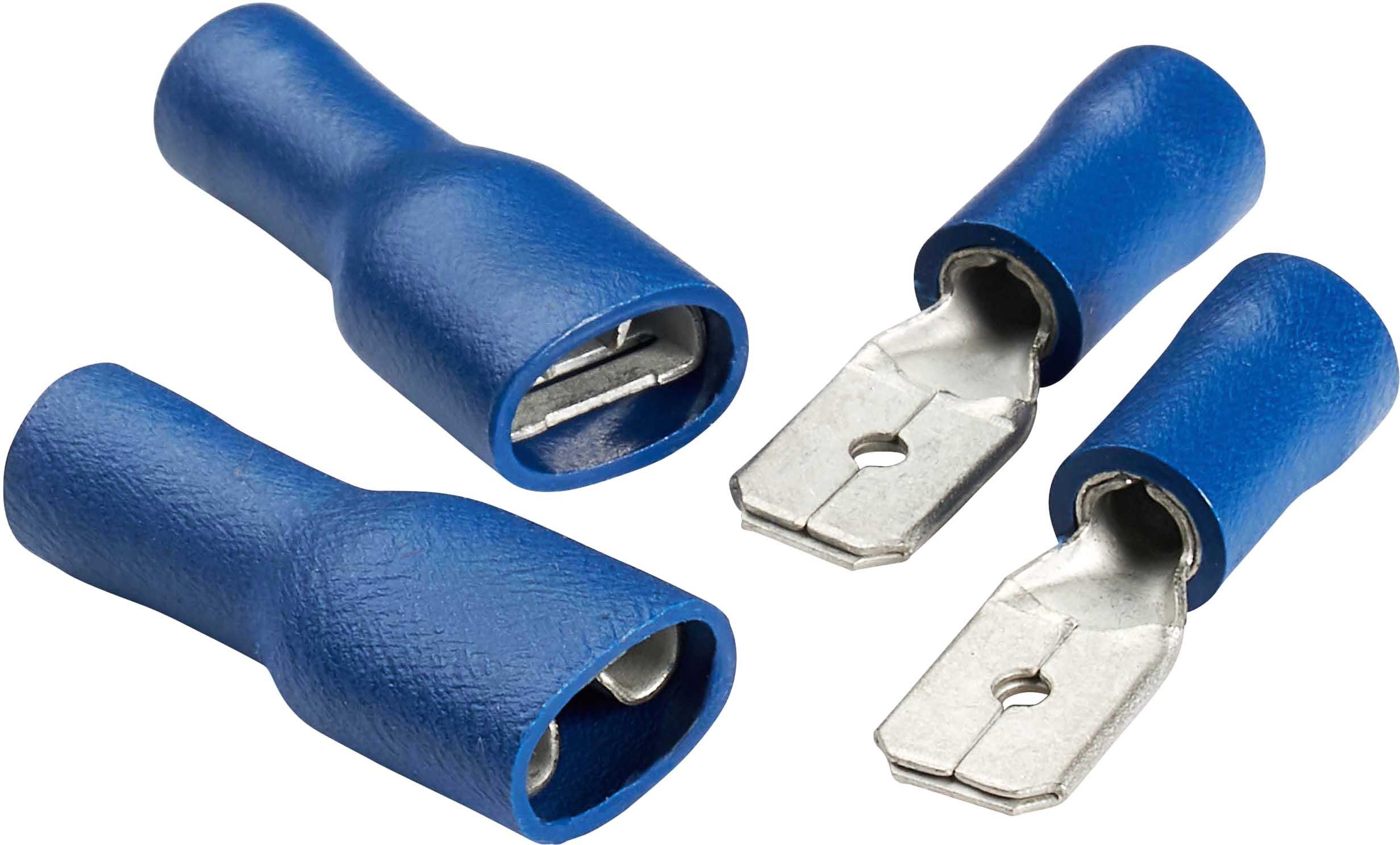 Halfords Assorted Spade Connectors Male & Female (ELEC212)