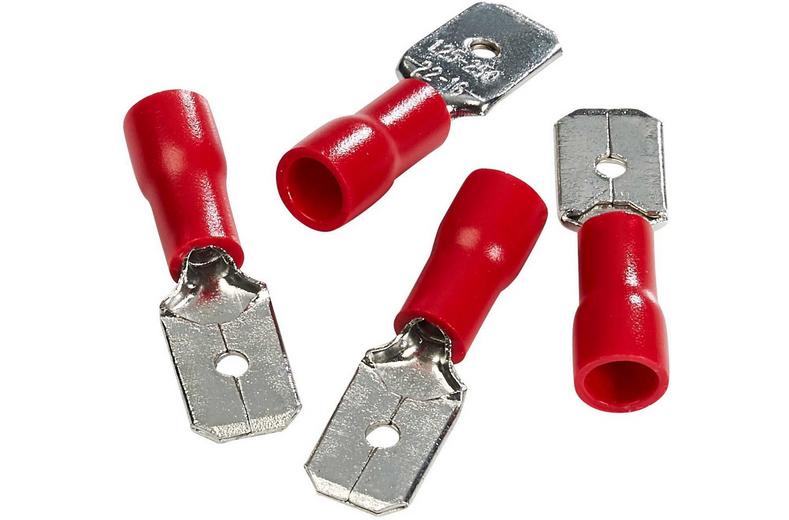 Halfords Spade Connectors 5 Amp Male Insulated (ELEC198) Halfords Spade Connectors 5 Amp Male Insulated (ELEC198)