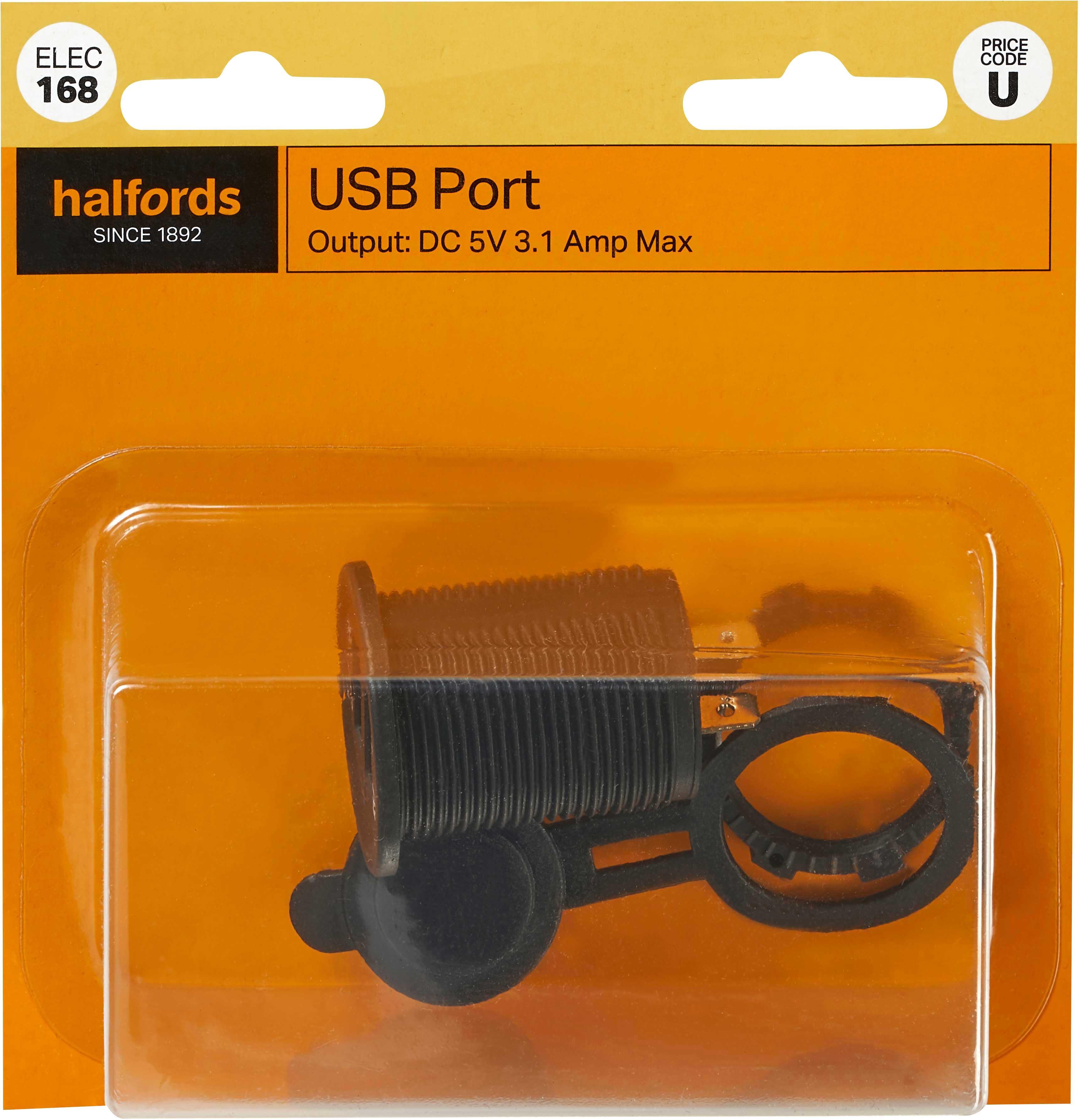 Halfords USB Port (ELEC168)
