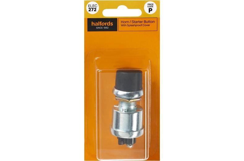 Halfords Horn/Start Button With Splash Cover (ELEC272) Halfords Horn/Start Button With Splash Cover (ELEC272)