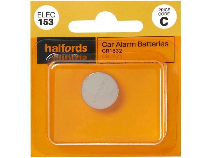 Halfords Car Alarm Battery CR1632 (ELEC153)