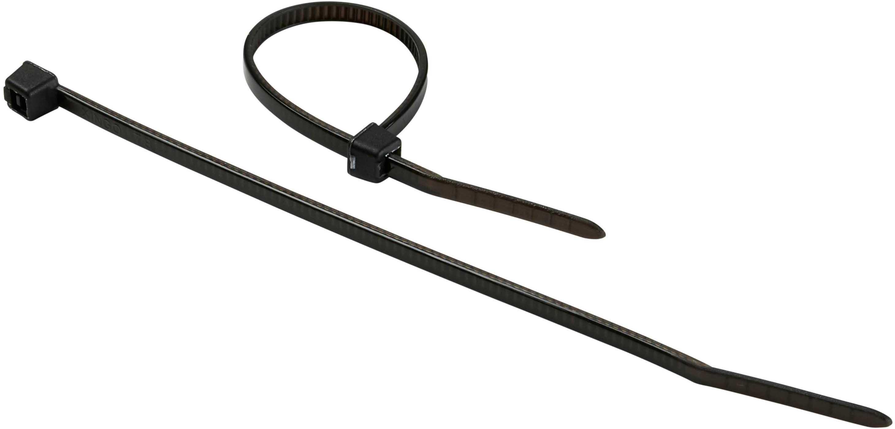 Halfords Cable Ties 100mm Black (FIXG126)