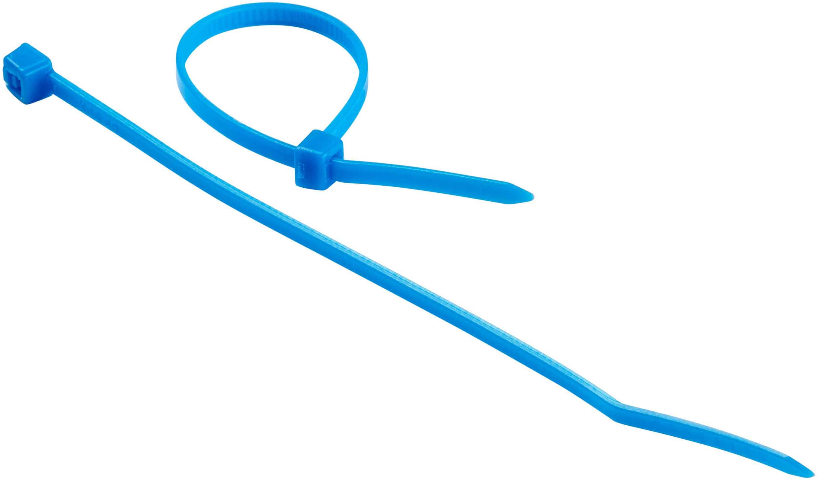 Halfords Cable Ties 100mm Blue (FIXG129)