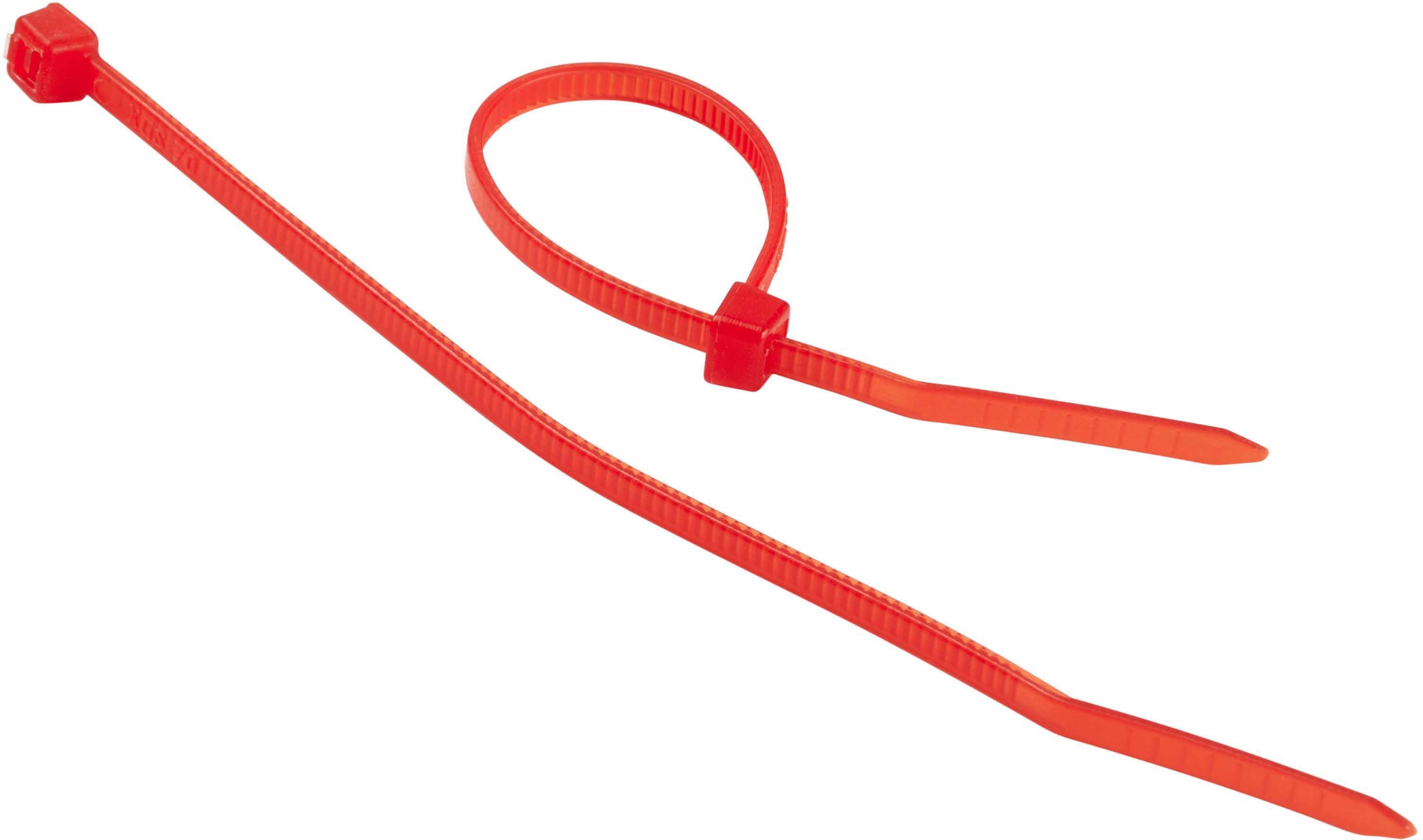 Halfords Cable Ties 100mm Red (FIXG130)