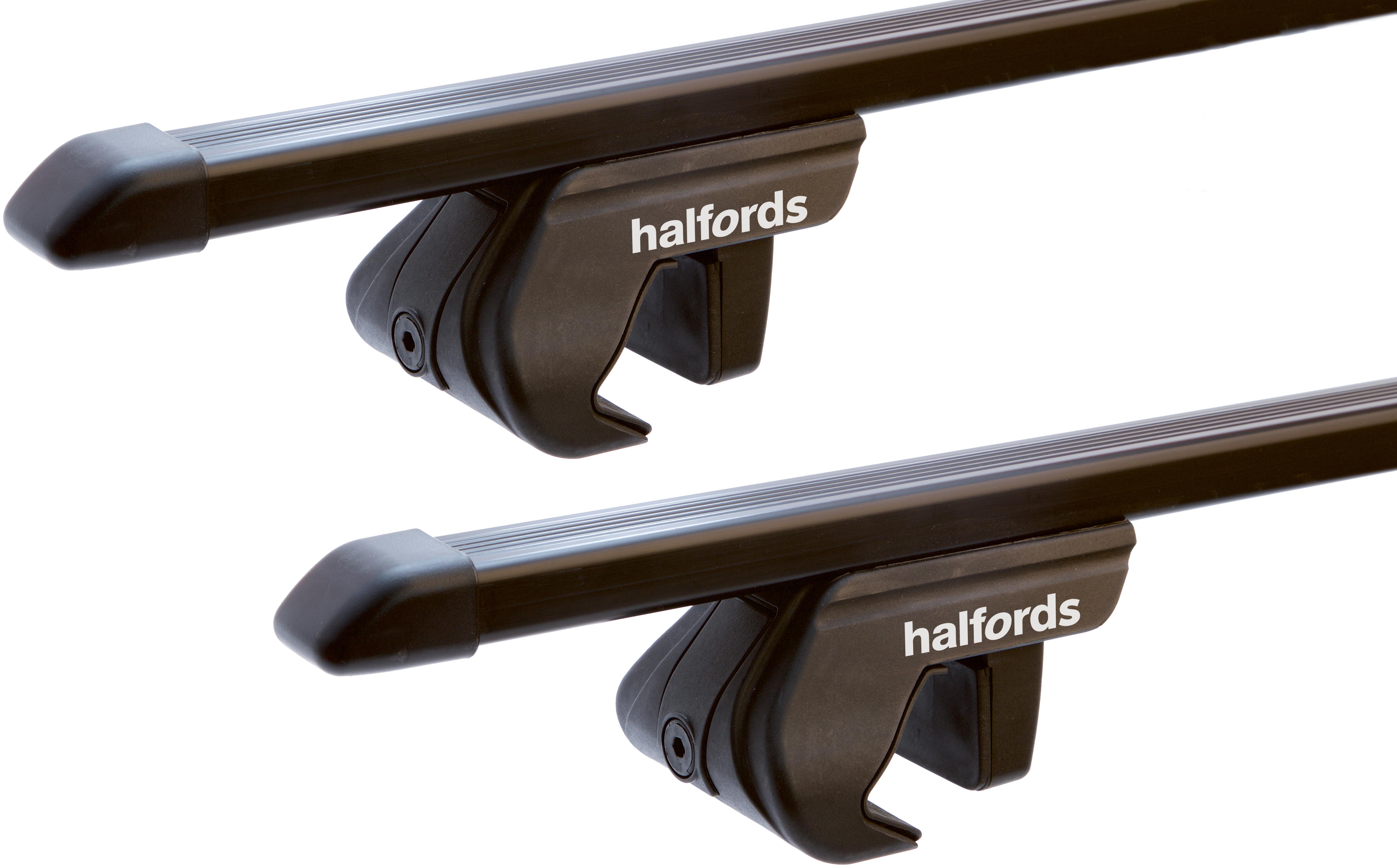 Halfords Raised Rail Steel Roof Bars Set R2