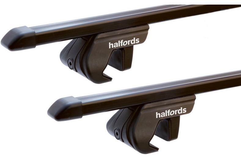 Halfords Raised Rail Steel Roof Bars Set r2 - 120cm Length Halfords Raised Rail Steel Roof Bars Set r2 - 120cm Length