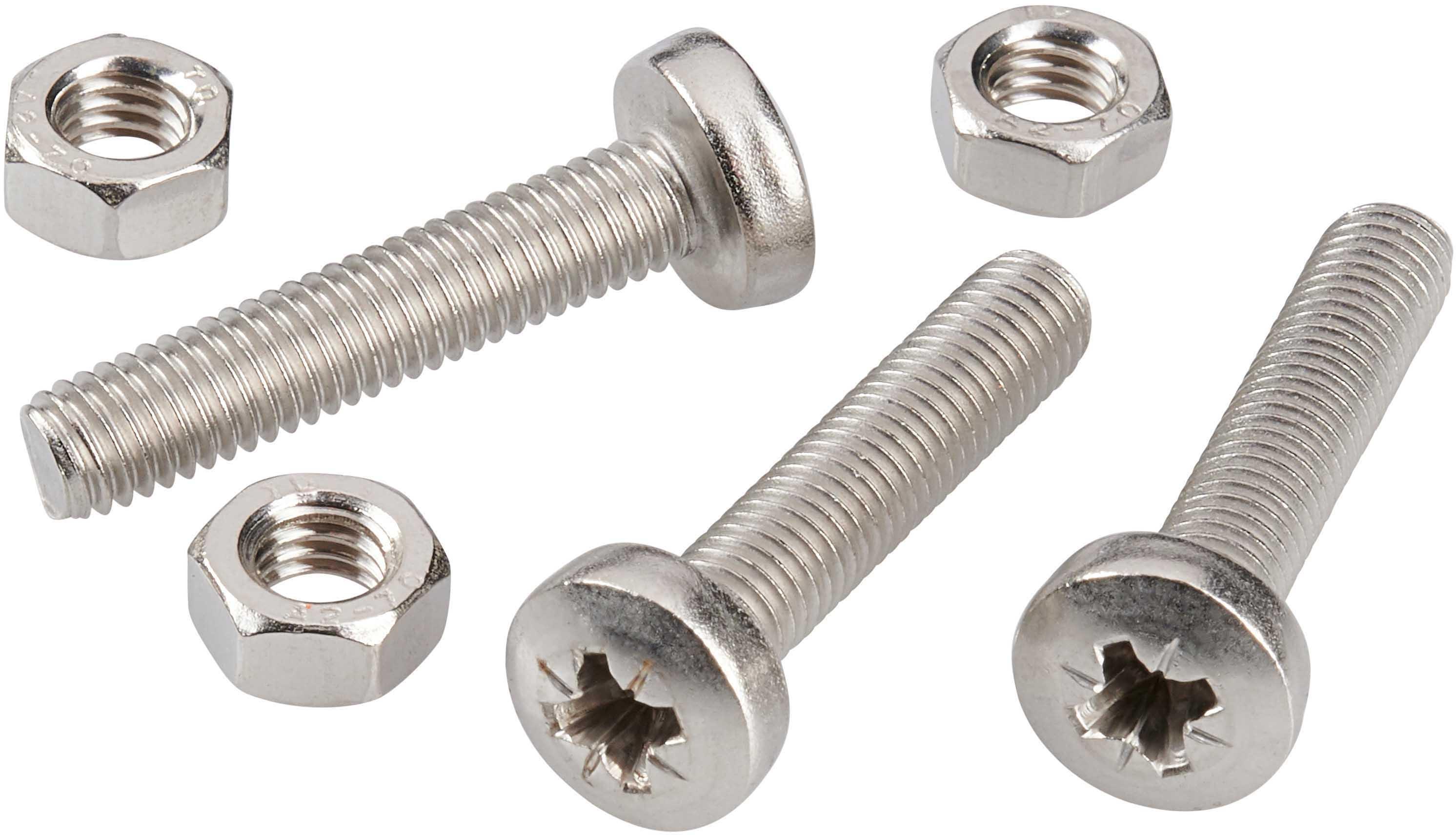 Halfords Set Screws and Nuts M5 x 25mm (FIXG133)
