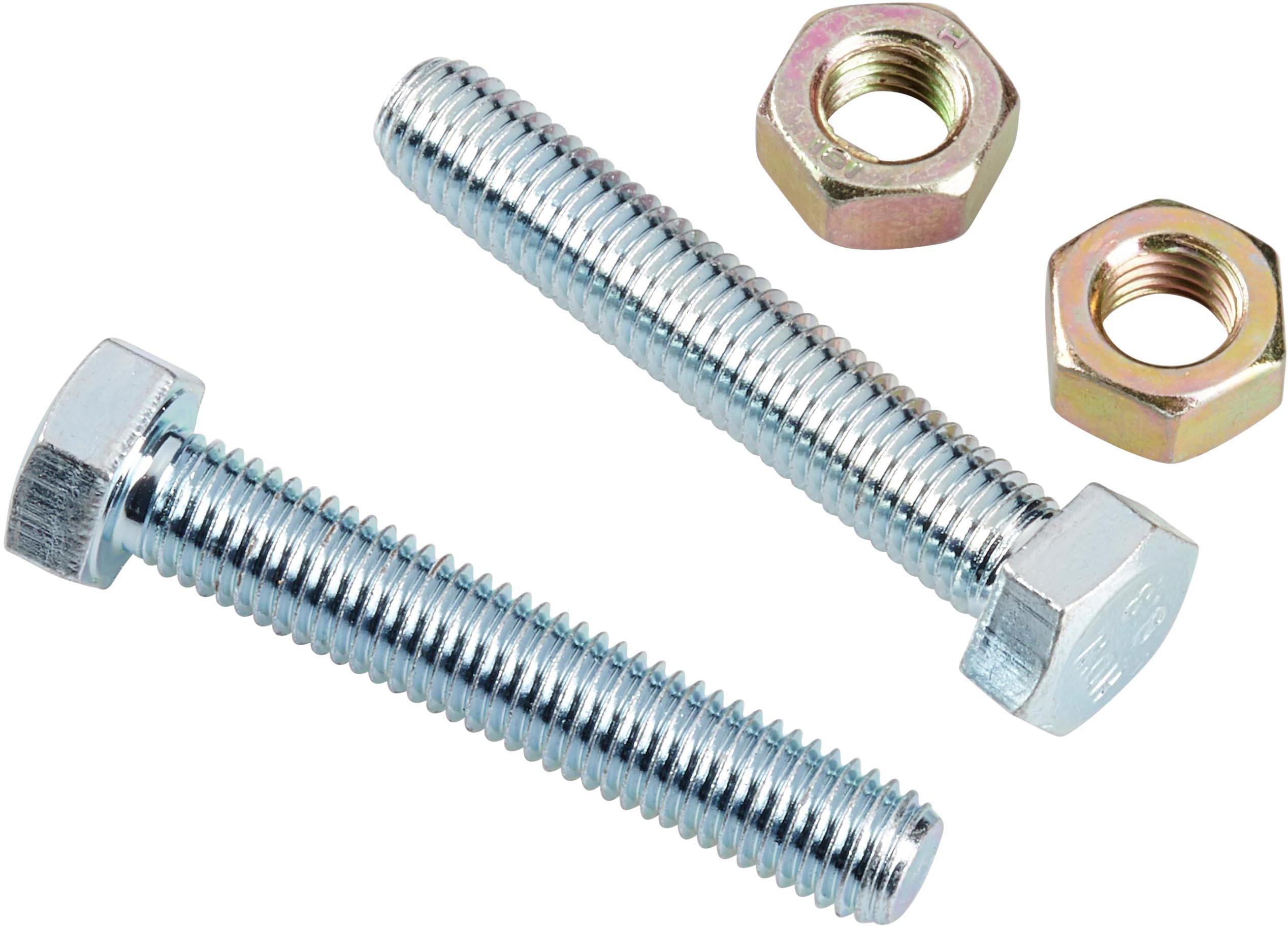 Halfords Set Screws & Nuts M7 x 40mm (FIXG135)