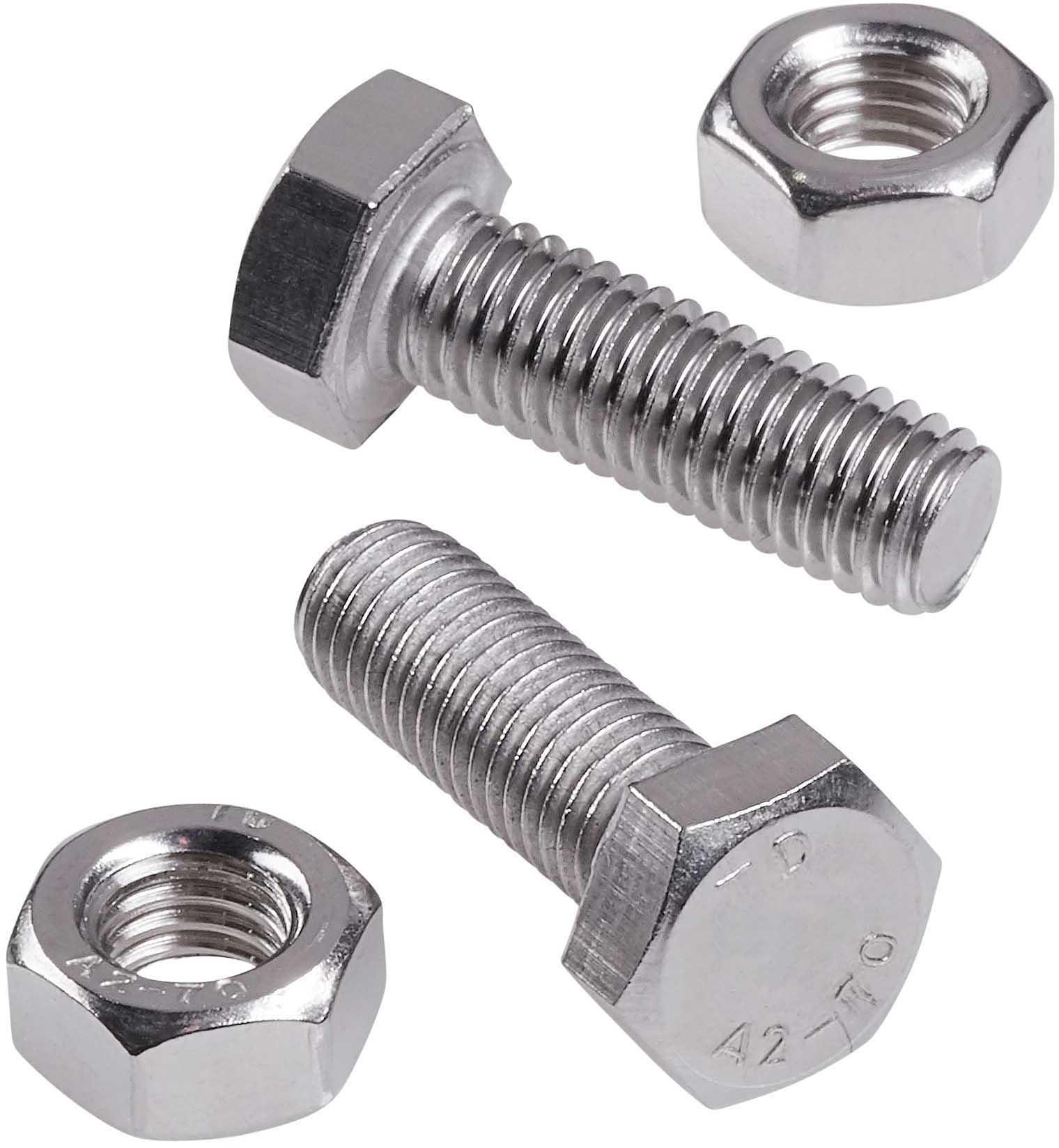 Halfords Set Screws and Nuts M8 x 25mm (FIXG147)