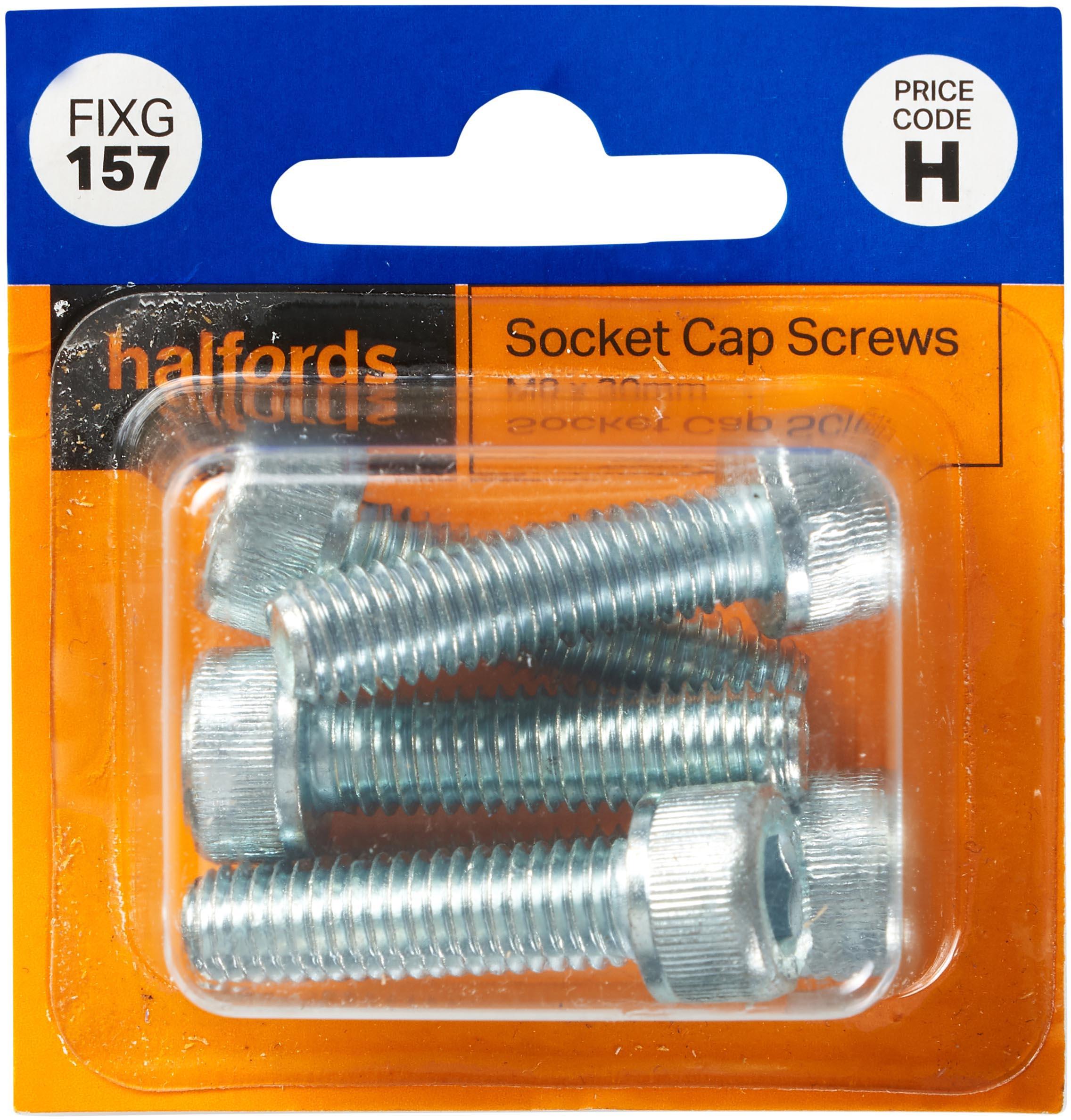 Halfords Socket Cap Screw M8 x 30mm (FIXG157)