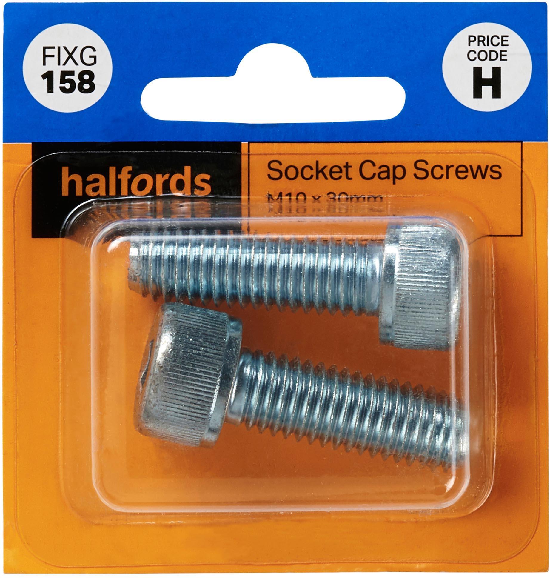 Halfords Socket Cap Screw M10 x 30mm (FIXG158)