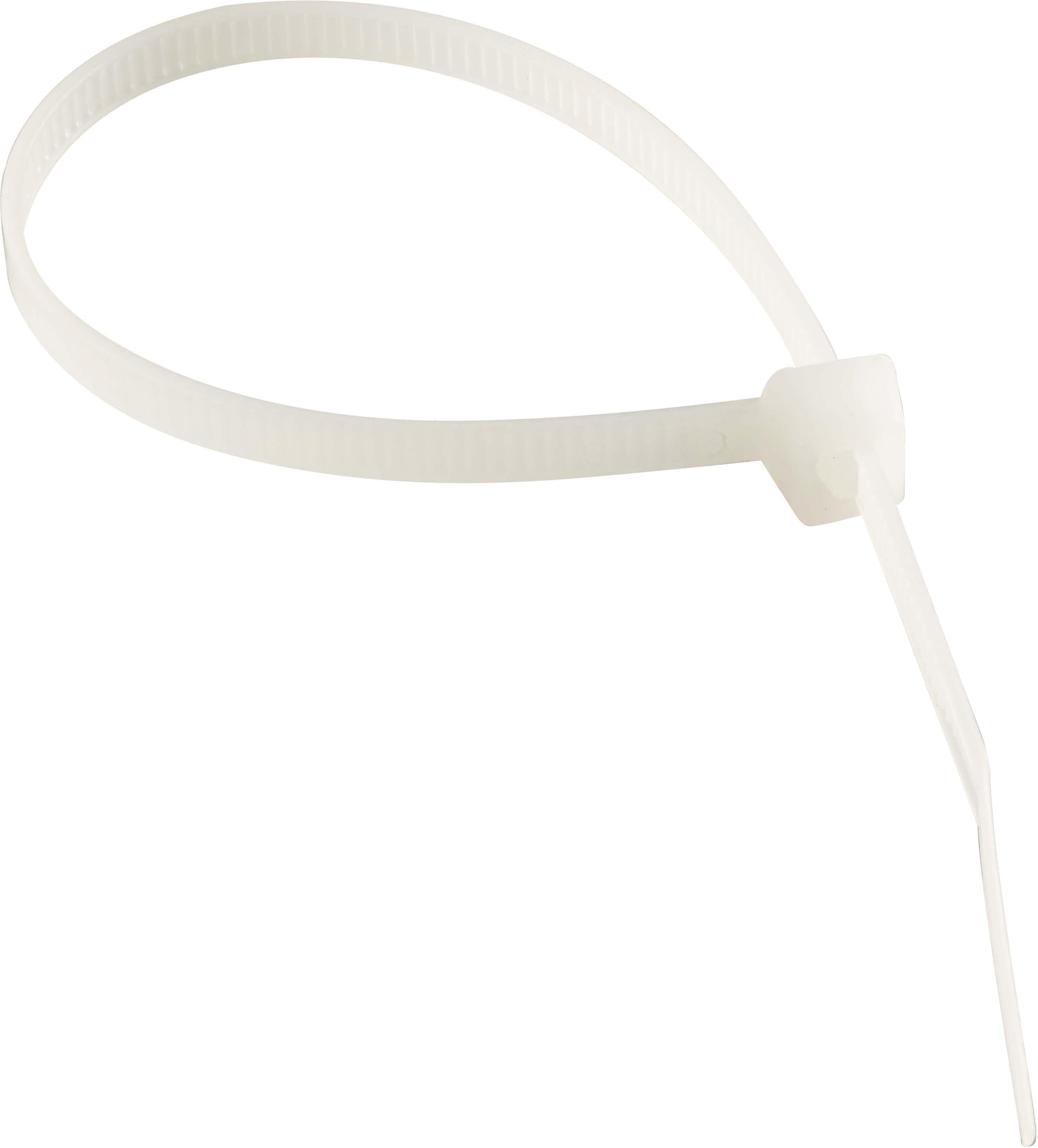 Halfords Cable Ties 200mm Natural (FIXG184)