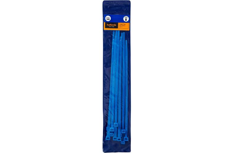 Halfords Cable Ties 200mm Blue (FIXG185) Halfords Cable Ties 200mm Blue (FIXG185)