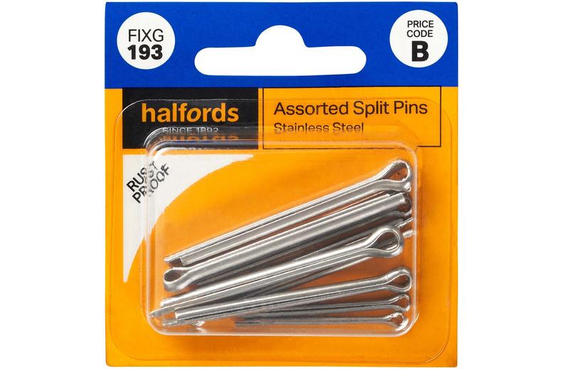 Halfords Assorted Split Pins (FIXG193) Halfords Assorted Split Pins (FIXG193)