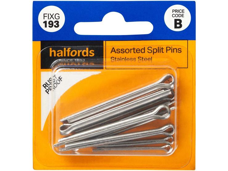 Halfords Assorted Split Pins (FIXG193)